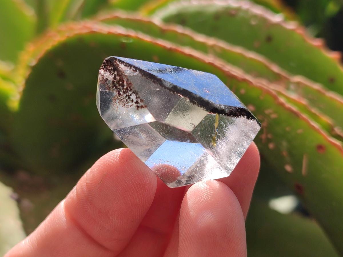 Polished Quartz Crystals With Inclusions x 12 From Madagascar