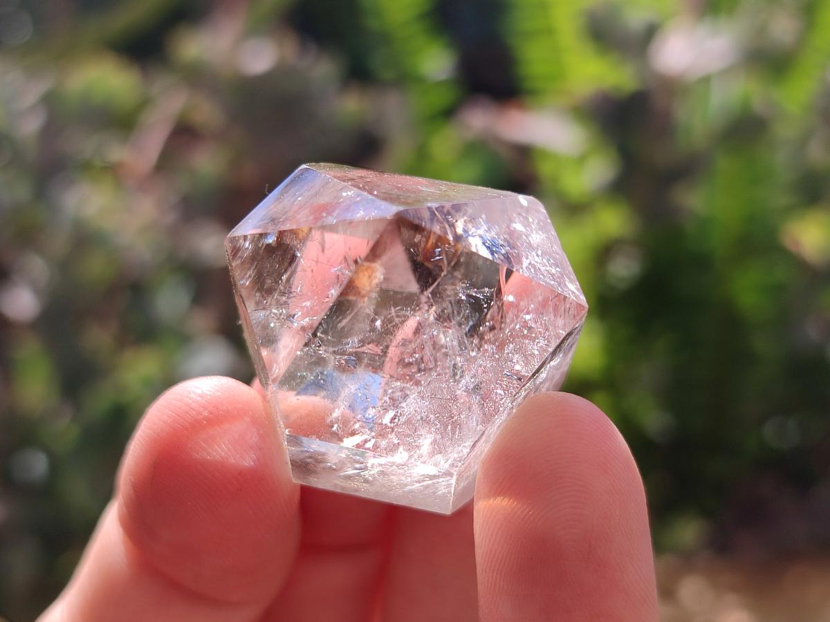 Polished Quartz Crystals With Inclusions x 12 From Madagascar