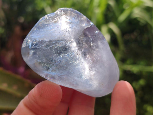 Polished Large Blue Celestite Free Forms x 12 Sakoany, Madagascar