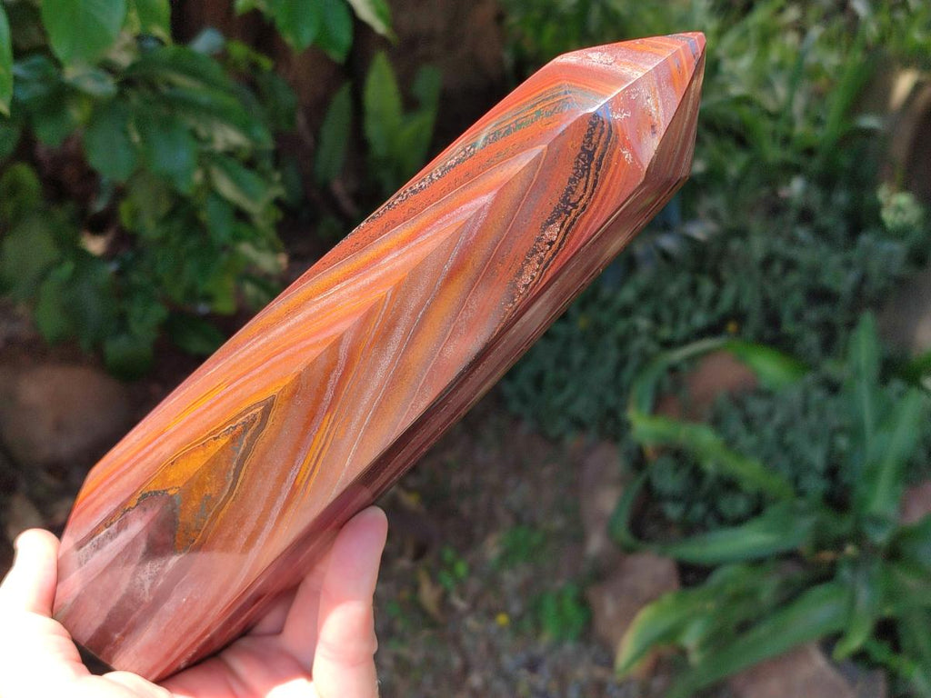 Polished Large Banded Tiger Iron Display Crystal x 1 From South Africa