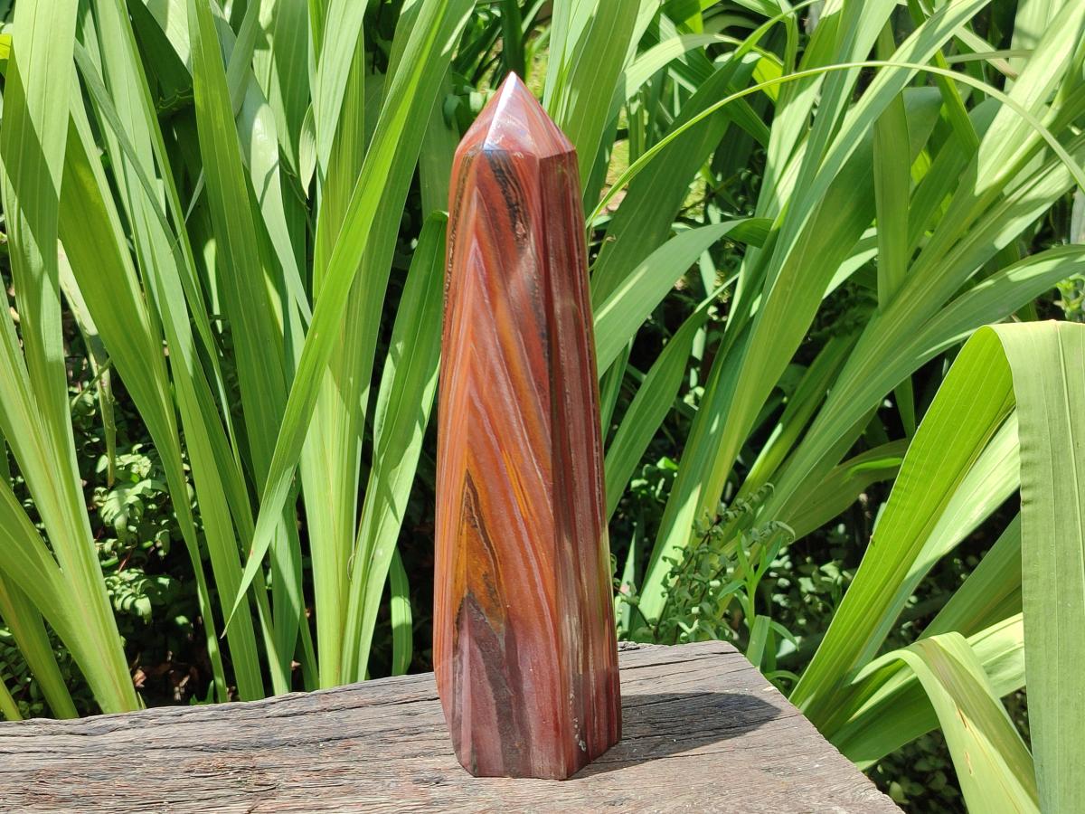 Polished Large Banded Tiger Iron Display Crystal x 1 From South Africa