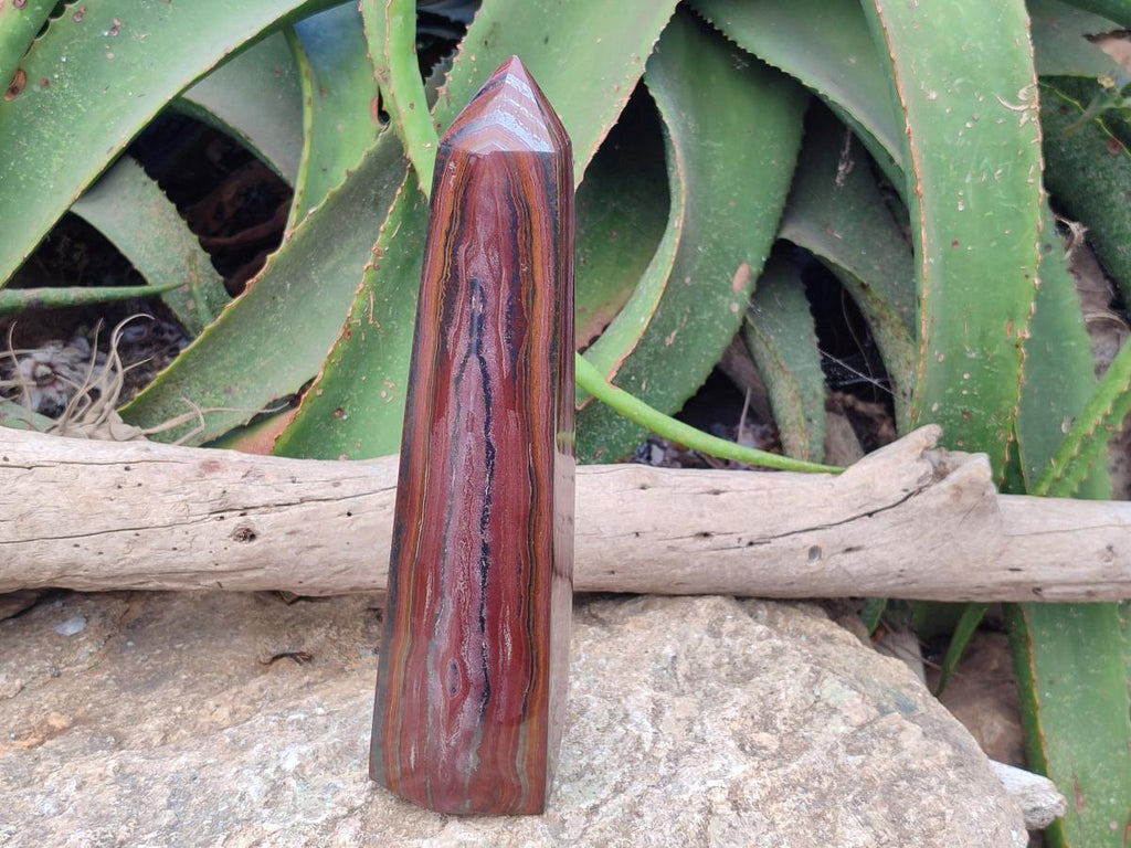 Polished Large Banded Tiger Iron Display Crystal x 1 From South Africa