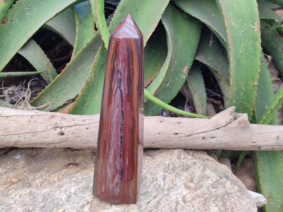 Polished Large Banded Tiger Iron Display Crystal x 1 From South Africa