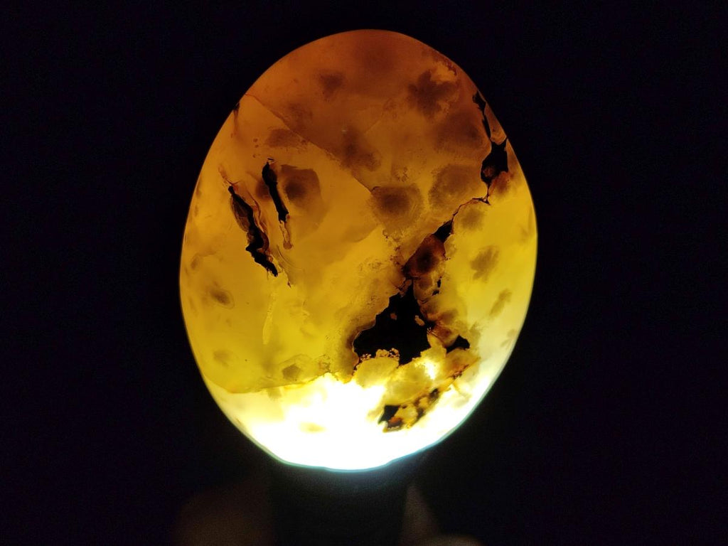 Polished Flower Agate Standing Free Forms x 6 From Antsahalova, Madagascar