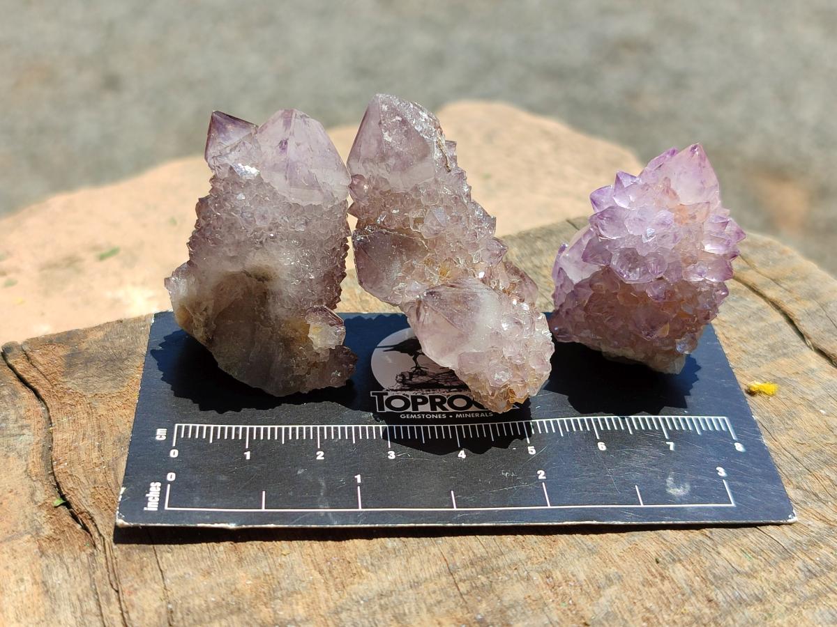 Natural Amethyst Spirit Crystals and Clusters x 35 From Boekenhouthoek, South Africa
