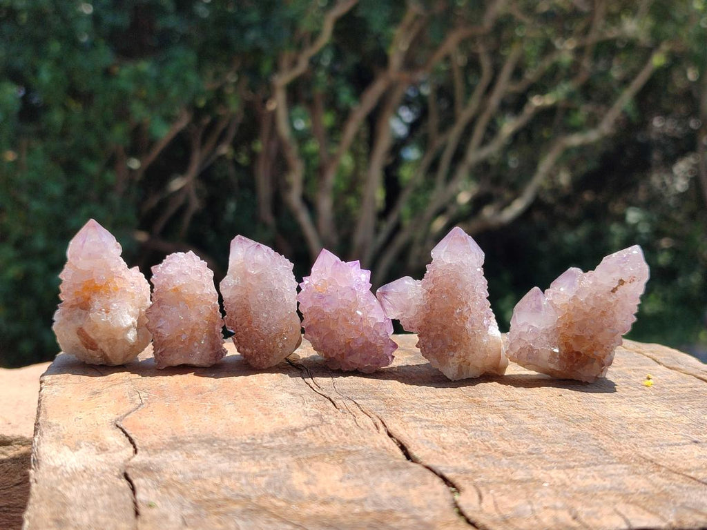 Natural Amethyst Spirit Crystals and Clusters x 35 From Boekenhouthoek, South Africa