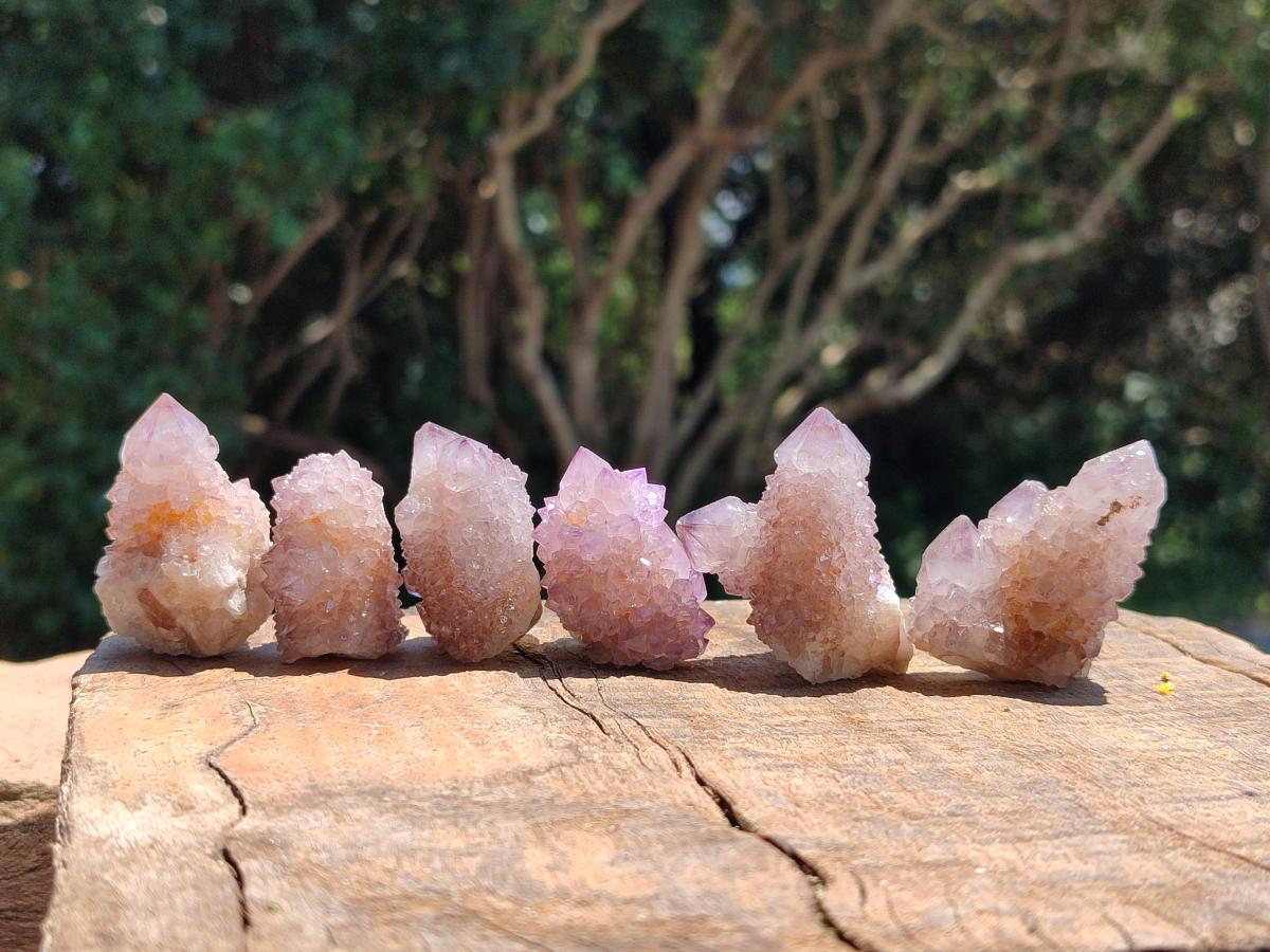 Natural Amethyst Spirit Crystals and Clusters x 35 From Boekenhouthoek, South Africa