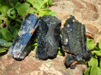 Natural Schorl Black Tourmaline Specimens x 12 From Erongo, Namibia