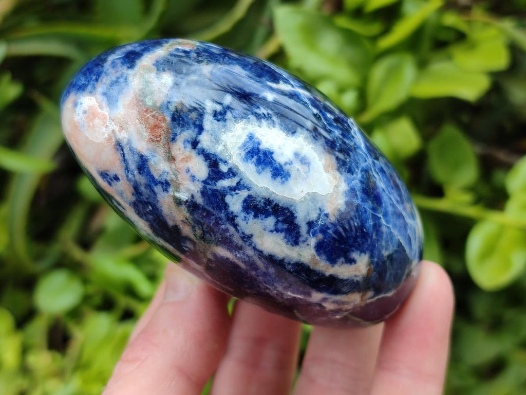 Polished Sodalite Standing Free Forms x 4 From Kunene River, Namibia