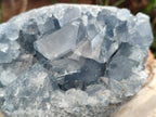 Natural Blue Celestite Specimens x 4 From Sakoany, Madagascar