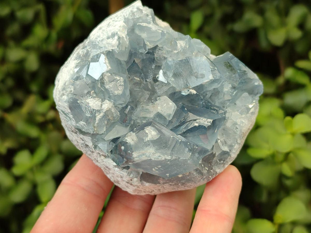 Natural Blue Celestite Specimens x 4 From Sakoany, Madagascar