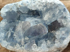 Natural Blue Celestite Specimens x 4 From Sakoany, Madagascar