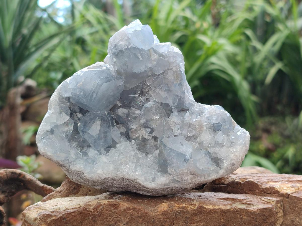 Natural Blue Celestite Specimens x 4 From Sakoany, Madagascar