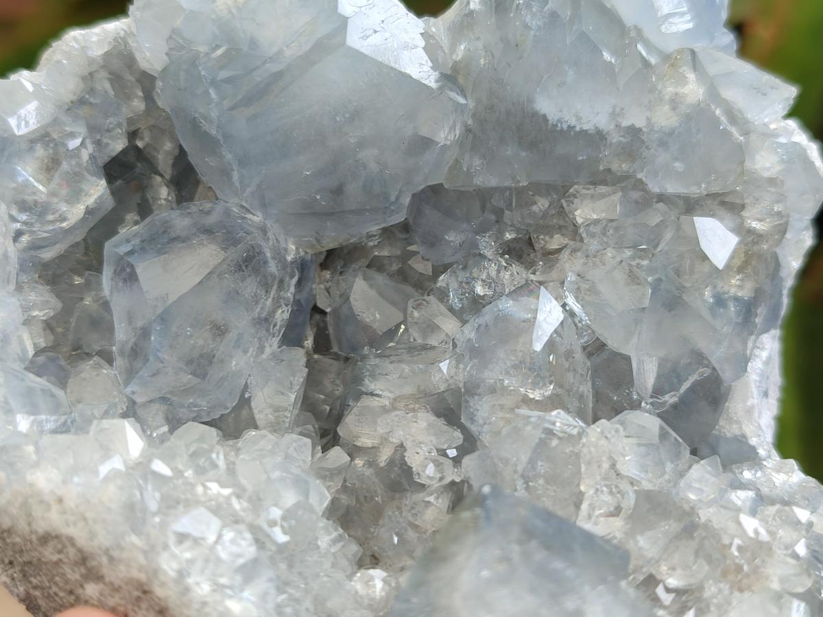 Natural Blue Celestite Specimens x 4 From Sakoany, Madagascar