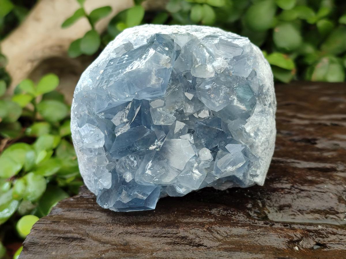 Natural Blue Celestite Specimens x 4 From Sakoany, Madagascar