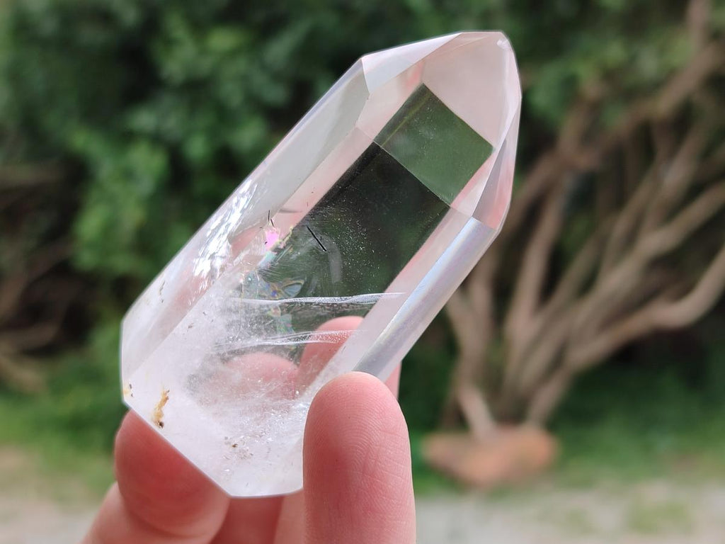 Polished Clear Quartz Crystals x 6 From Madagascar