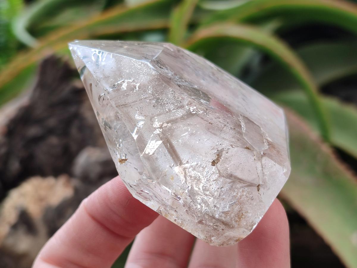 Polished Clear Quartz Crystals x 6 From Madagascar