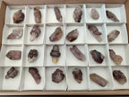 Natural Window Amethyst Crystals x 24 From Chiredzi, Zimbabwe