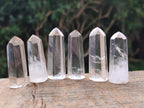 Polished Clear and Optic Quartz Jewellery Crystals x 35 From Madagascar - Toprock Gemstones and Minerals 