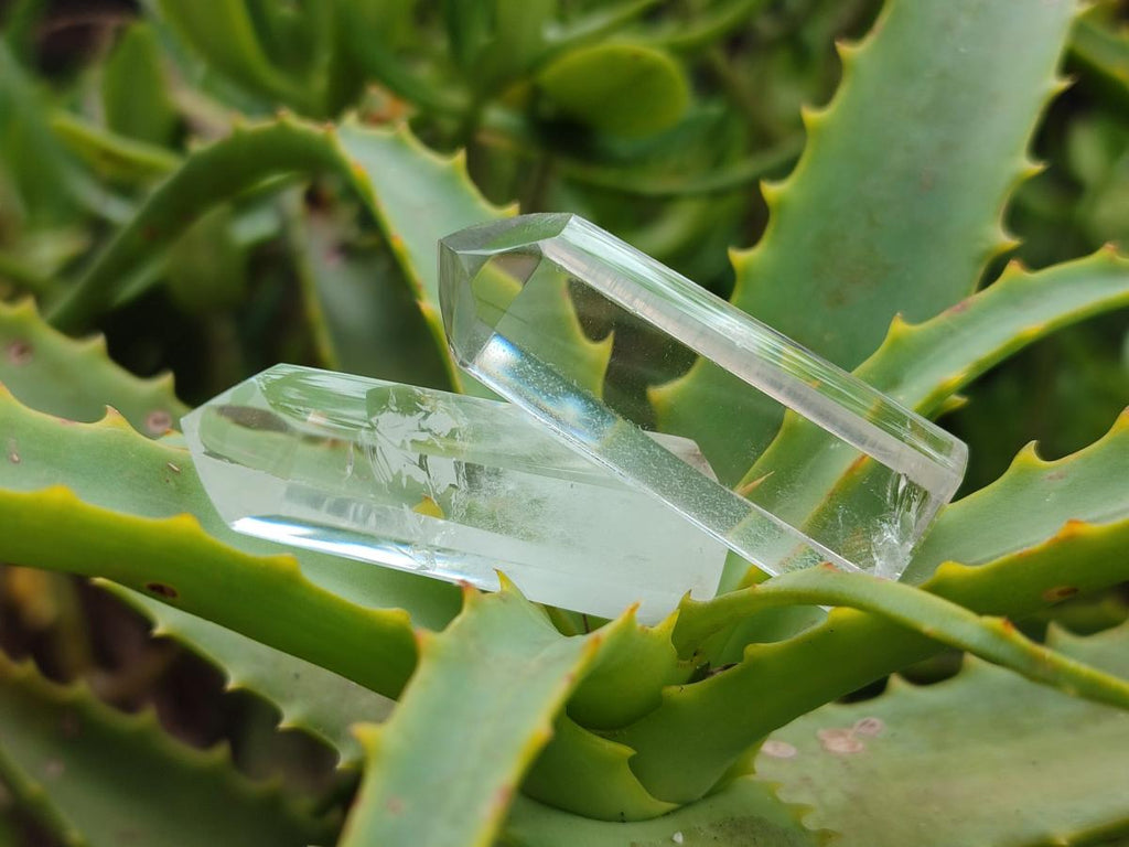 Polished Clear and Optic Quartz Jewellery Crystals x 35 From Madagascar - Toprock Gemstones and Minerals 