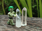 Polished Clear and Optic Quartz Jewellery Crystals x 35 From Madagascar - Toprock Gemstones and Minerals 