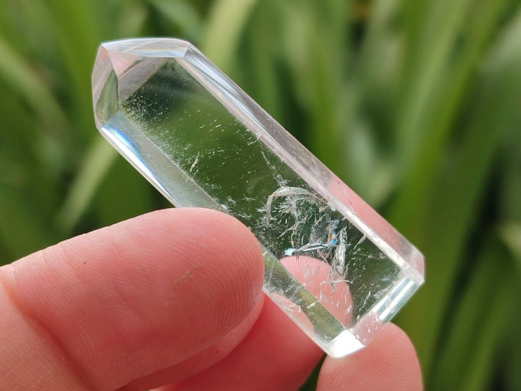 Polished Clear and Optic Quartz Jewellery Crystals x 35 From Madagascar