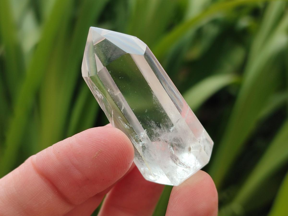 Polished Clear and Optic Quartz Jewellery Crystals x 35 From Madagascar - Toprock Gemstones and Minerals 
