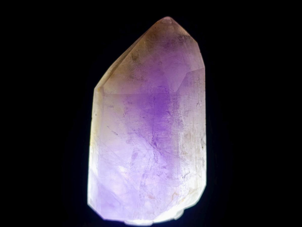 Polished Window Amethyst Crystals x 3 From Akansobe, Madagascar
