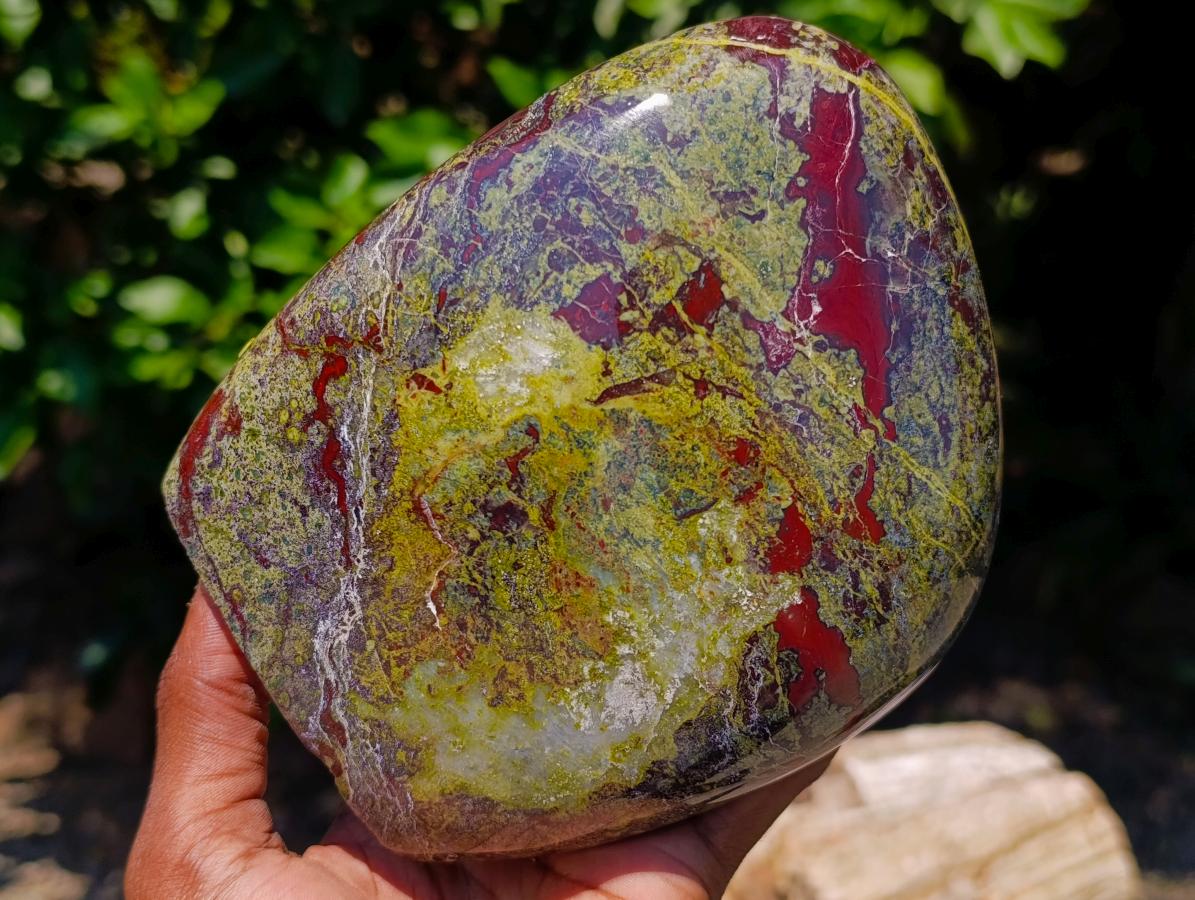 Polished Large Bastite Dragonsblood Stone Standing Free Form x 1 From Tshipise, South Africa