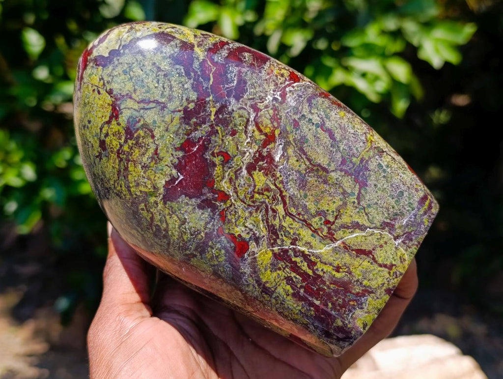 Polished Large Bastite Dragonsblood Stone Standing Free Form x 1 From Tshipise, South Africa