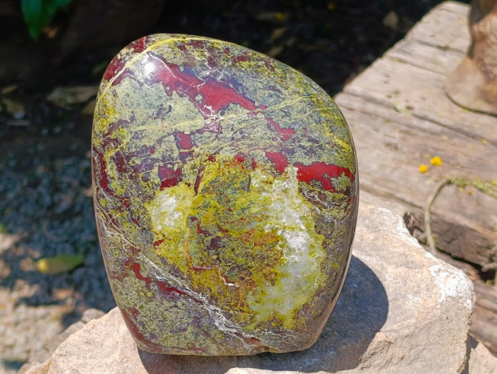 Polished Large Bastite Dragonsblood Stone Standing Free Form x 1 From Tshipise, South Africa