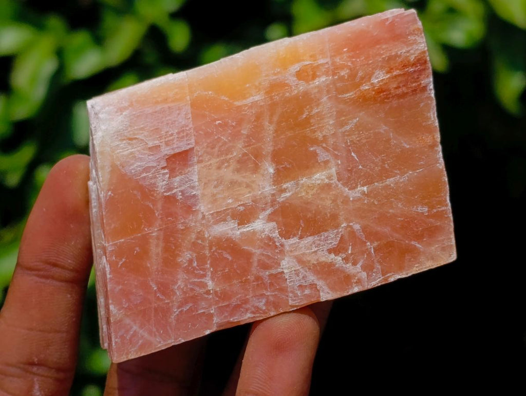 Natural Rhombohedral Sunset Orange Calcite Specimens x 12 From Spitzkop, Namibia