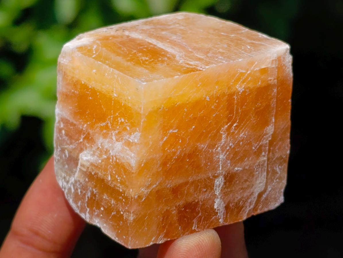 Natural Rhombohedral Sunset Orange Calcite Specimens x 12 From Spitzkop, Namibia
