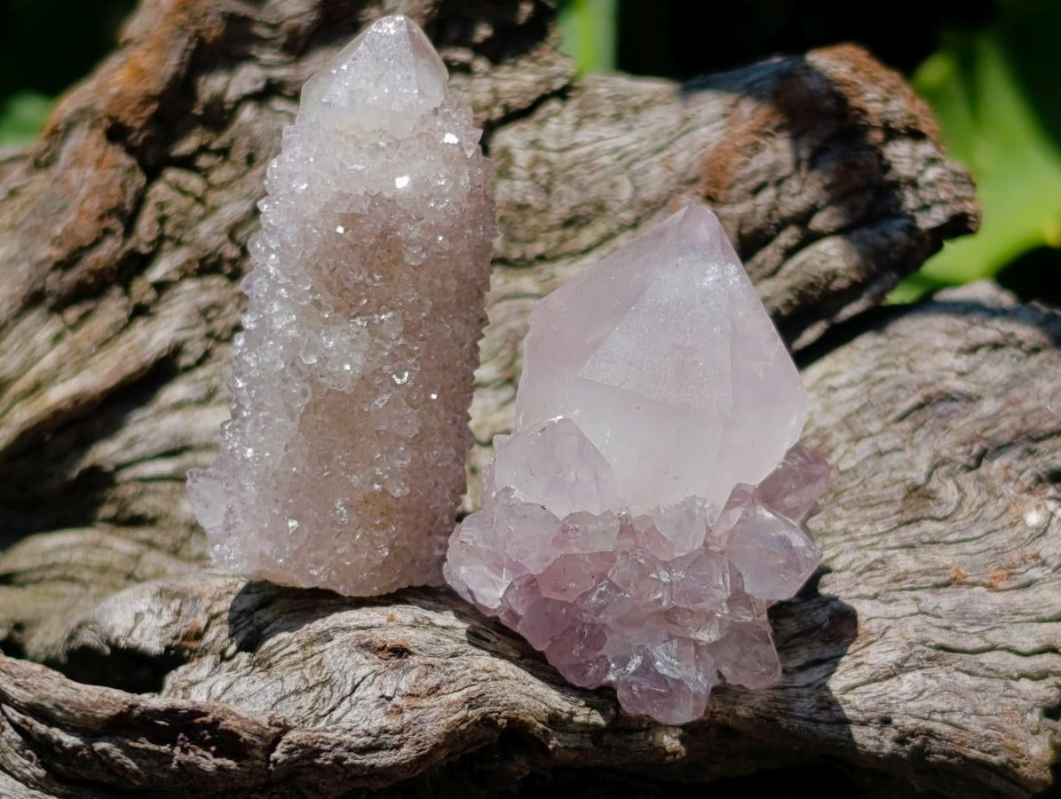 Natural Amethyst Spirit Crystals x 35 From Boekenhouthoek, South Africa