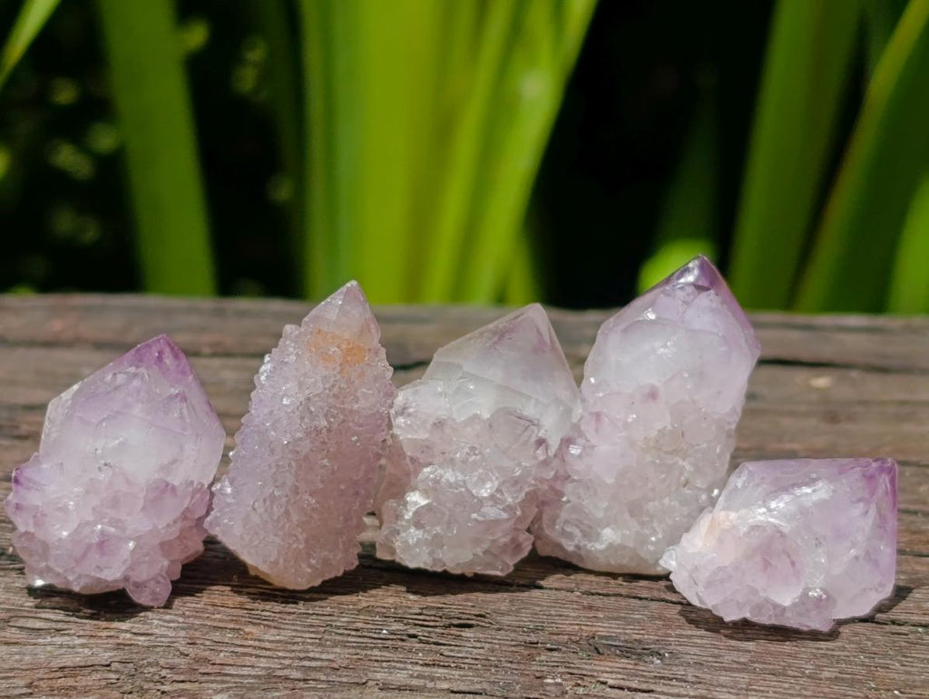 Natural Amethyst Spirit Crystals x 35 From Boekenhouthoek, South Africa