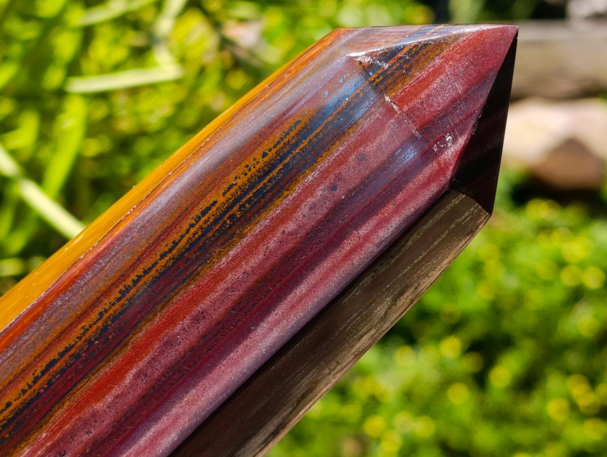 Polished Large Banded Tiger Iron Display Crystal x 1 From South Africa