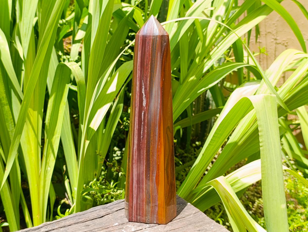 Polished Large Banded Tiger Iron Display Crystal x 1 From South Africa