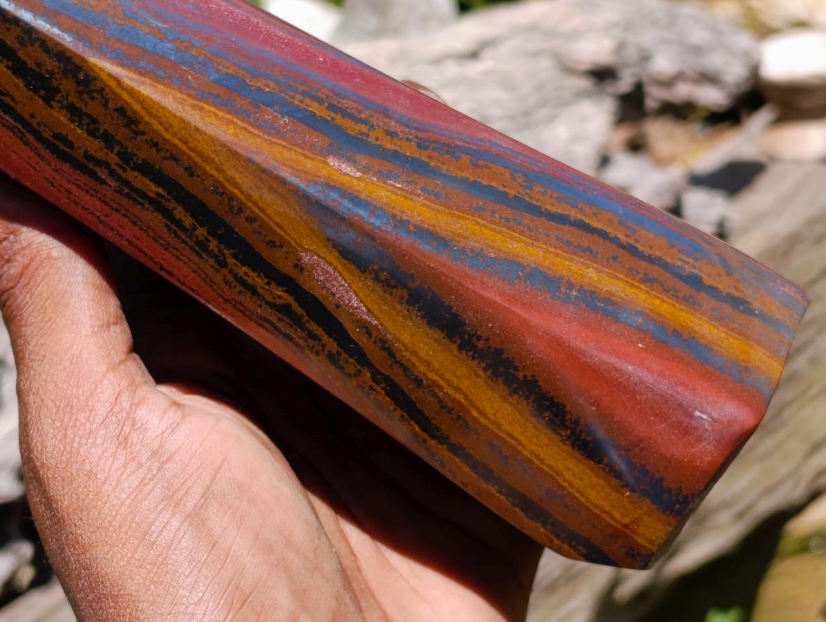 Polished Large Banded Tiger Iron Display Crystal x 1 From South Africa
