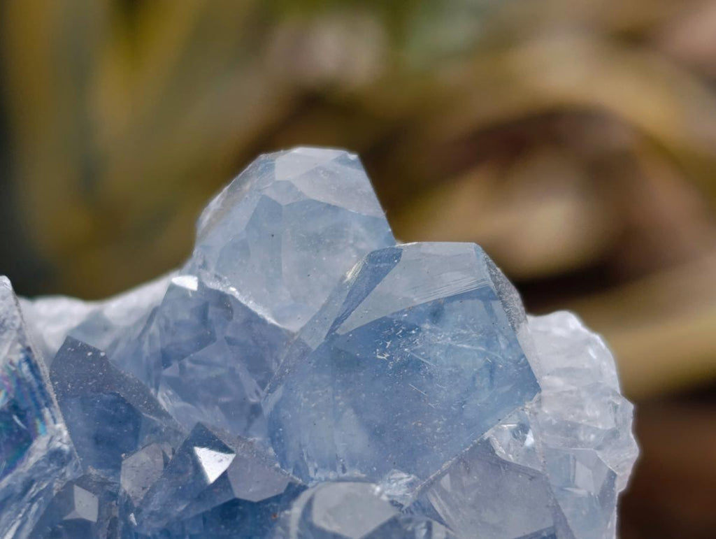 Natural Blue Celestite Specimens x 2 From Sakoany, Madagascar