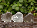 Polished Rose Girasol and Smokey Quartz Hearts x 35 From Madagascar - Toprock Gemstones and Minerals 