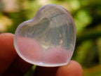 Polished Rose Girasol and Smokey Quartz Hearts x 35 From Madagascar - Toprock Gemstones and Minerals 