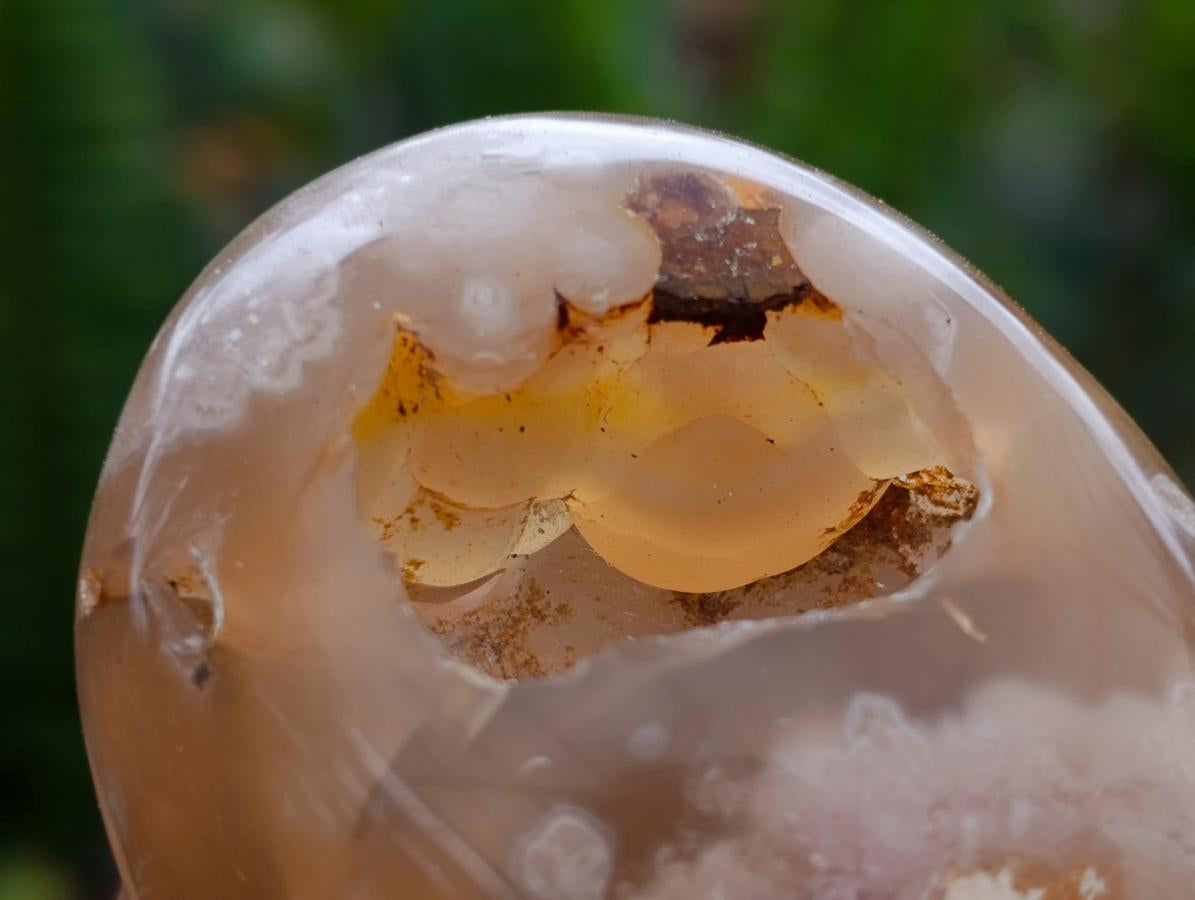 Polished Flower Agate Palm Stones x 20 From Antsahalova, Madagascar