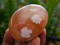 Polished Flower Agate Palm Stones x 20 From Antsahalova, Madagascar