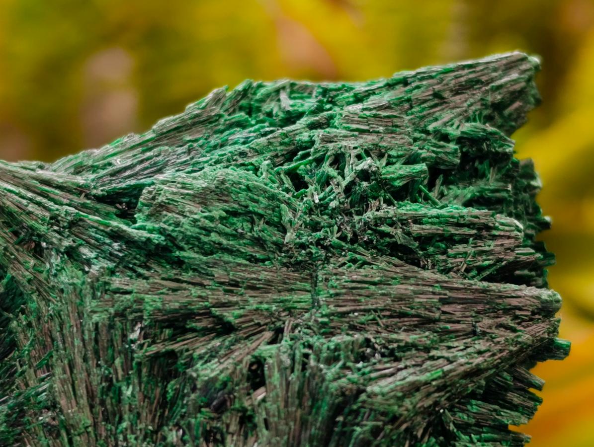 Natural Silky Malachite Specimens x 4 From Kasompe, Congo