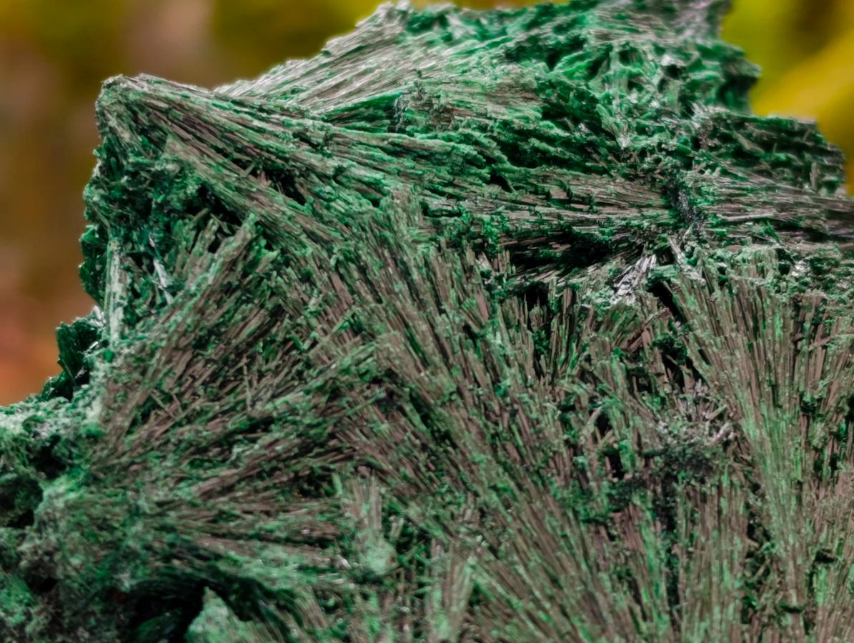 Natural Silky Malachite Specimens x 4 From Kasompe, Congo