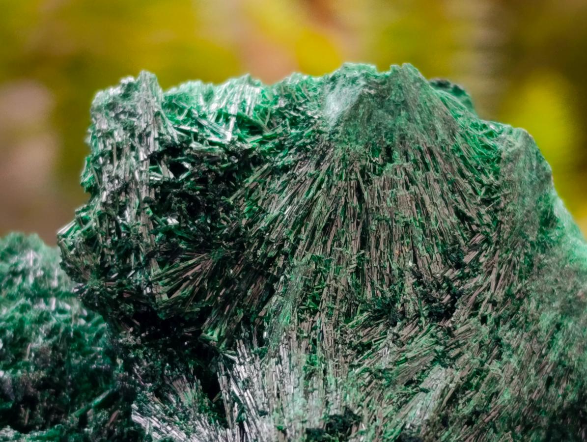 Natural Silky Malachite Specimens x 4 From Kasompe, Congo