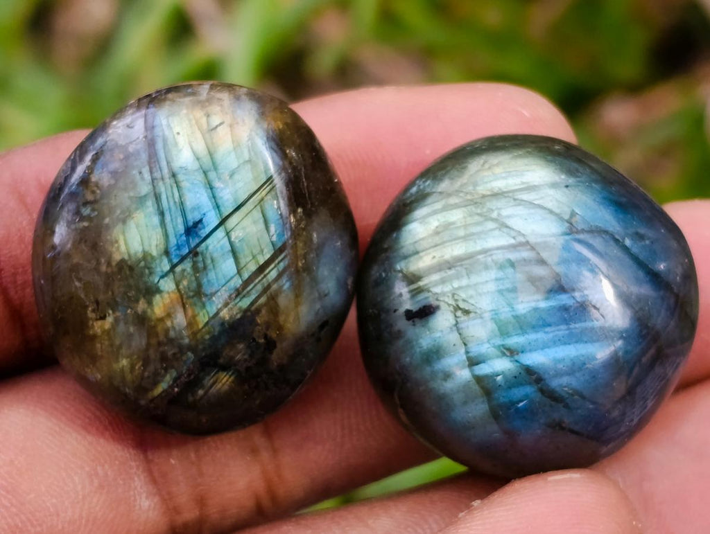 Polished Rounded Labradorite Free Forms x 70 From Madagascar