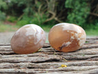 Polished Flower Agate Palm Stone x 20 From Antsahalova, Madagascar