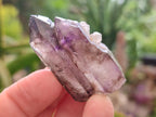 Natural Smokey Amethyst Crystals x 24 From Chiredzi, Zimbabwe