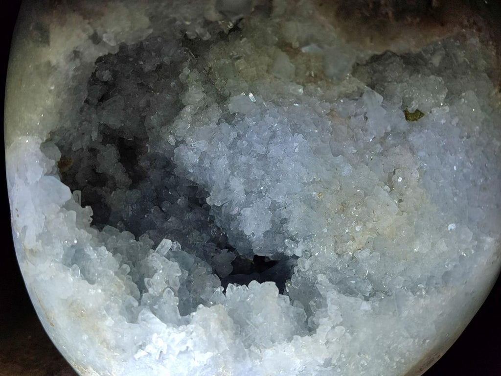 Polished Large Blue Celestite Egg x 1 From Sakoany, Madagascar